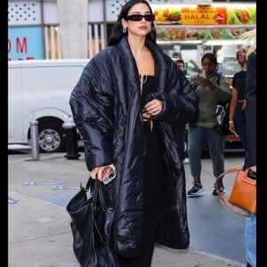 YEEZY x Gap x Balenciaga Long Round Black Puffer Coat
